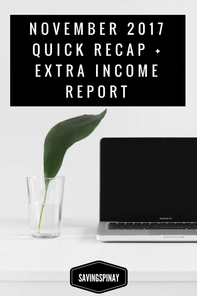 November 2017 Quick Recap + Extra Income Report