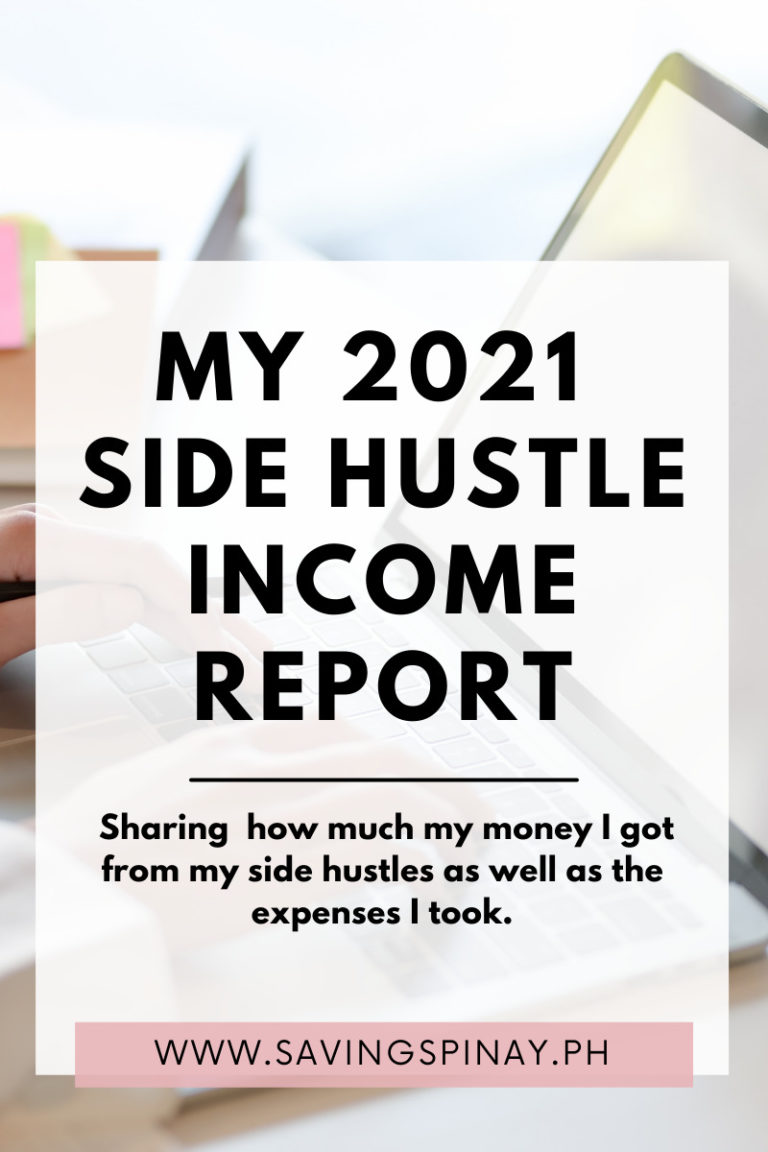 2021 Side Hustle Income Report - SavingsPinay